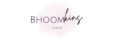 Logo for Bhoomkins Shop with pink background